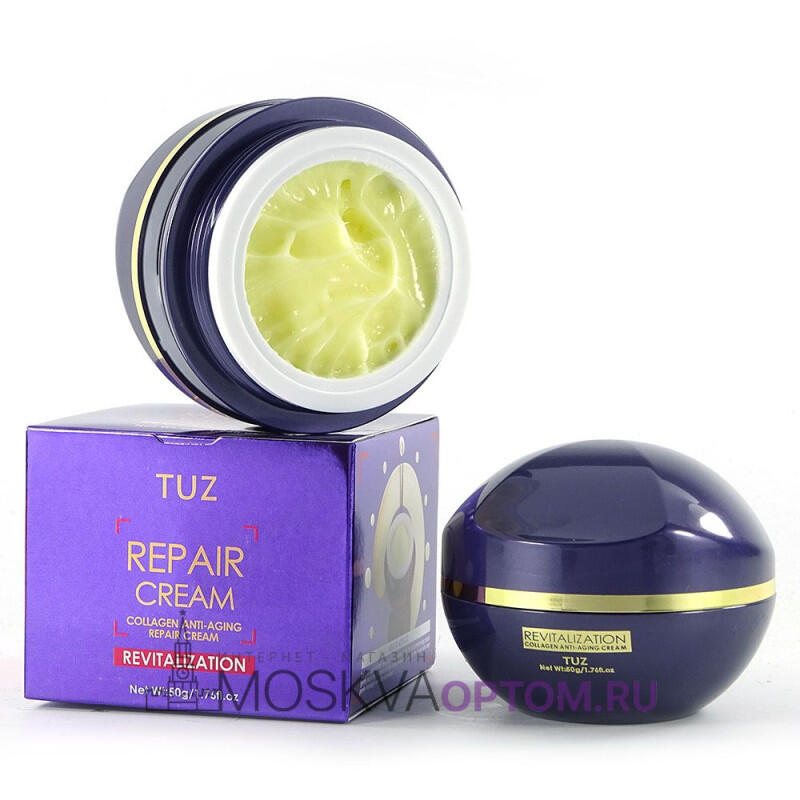 CREMA REPARADORA ANTI-EDAD CON COLAGENO 50GR. TUZ