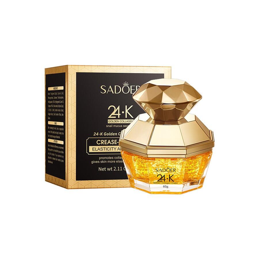 24K COLLAGEN ANTI-WRINKLE CREAM. ELASTICITY AND FIRMNESS 60GR. SADOER