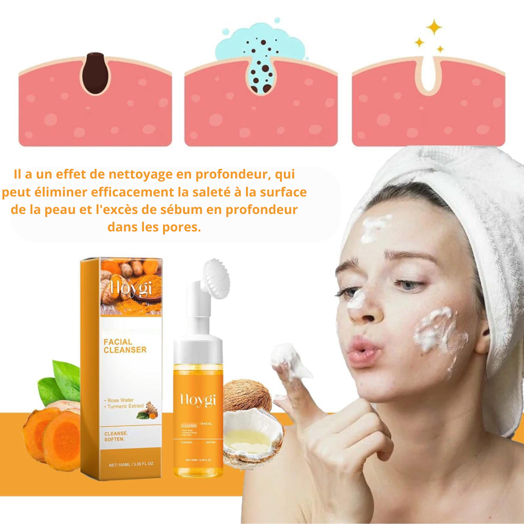 Turmeric facial cleanser
